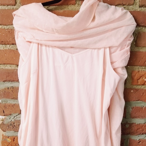 PLUS Polka Dot Puff Sleeve Chiffon Blouse - Picture 3 of 7